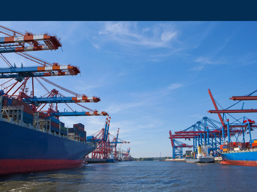 Containerverkehr und Transporte in und um Hamburg, national und international